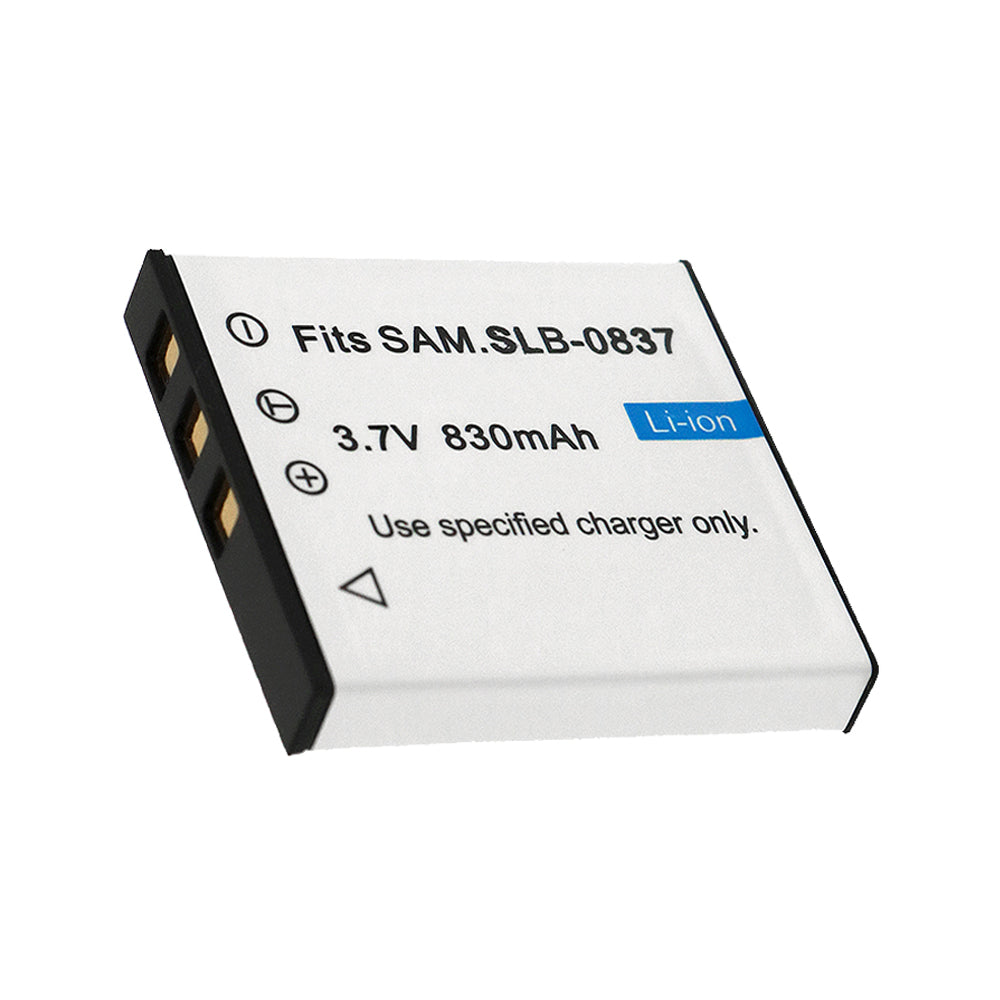 For Samsung SLB-0837 Battery Digimax i6 Digimax L50 Digimax L60 Digimax L73 Digimax L80 830mAh Camera Batteries