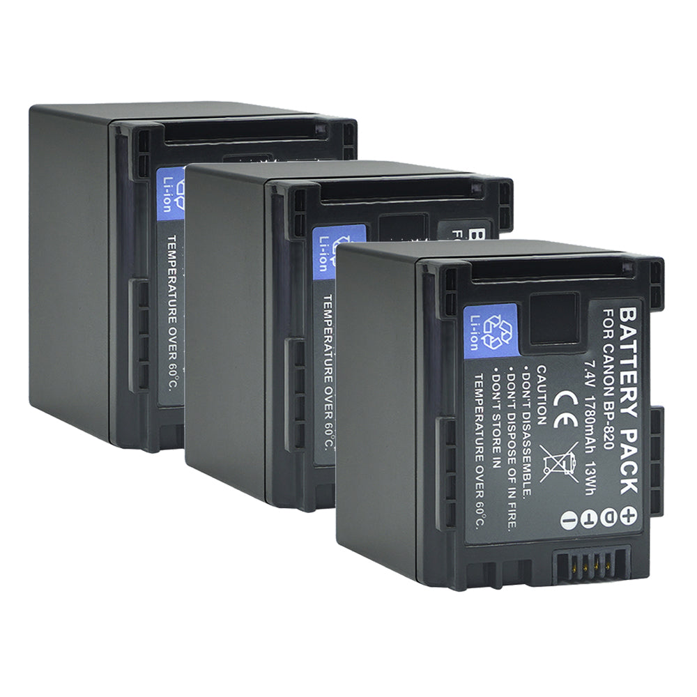 For Canon BP-820 Battery XA10 VIXIA HF G21 XF400 1780mAh Camera Batteries