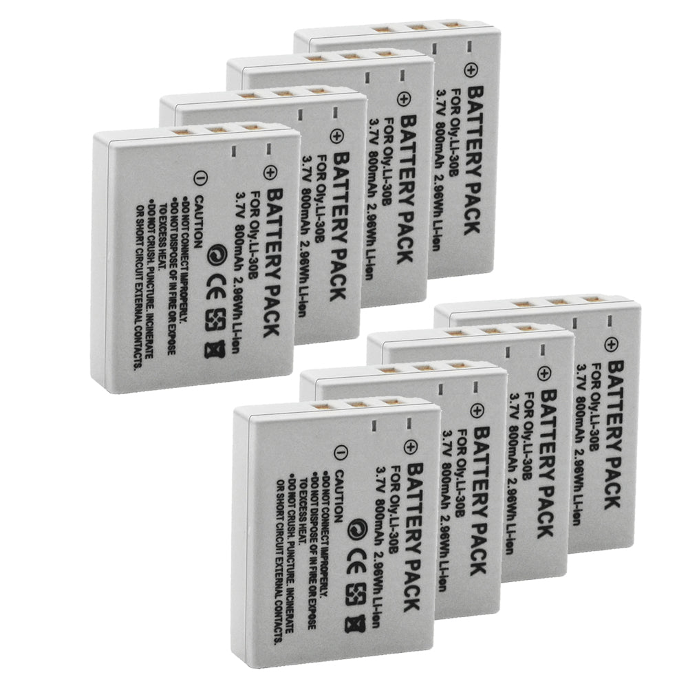 For Olympus Li-30B Battery Stylus Verve Digital S, Μ-mini Digital, Μ-mini Digital S 800mAh Camera Batteries