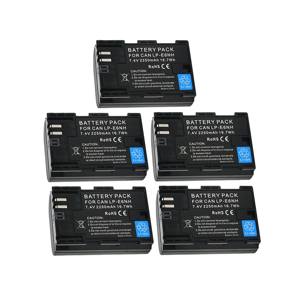 For Canon LP-E6H Pro Battery EOS 5DS 6D 60D 90D 2800mAh Camera Batteries