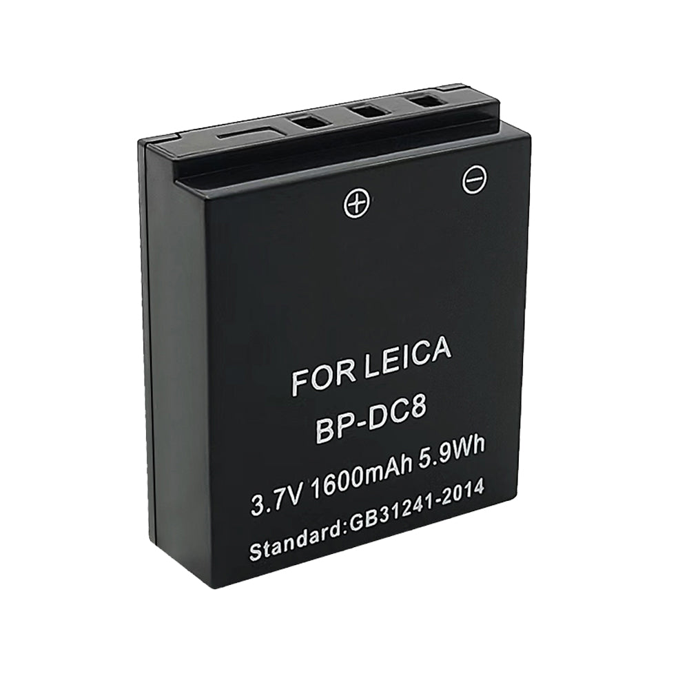 For Leica Camera Battery BP-DC8 3.7V 1600mAh Batteries