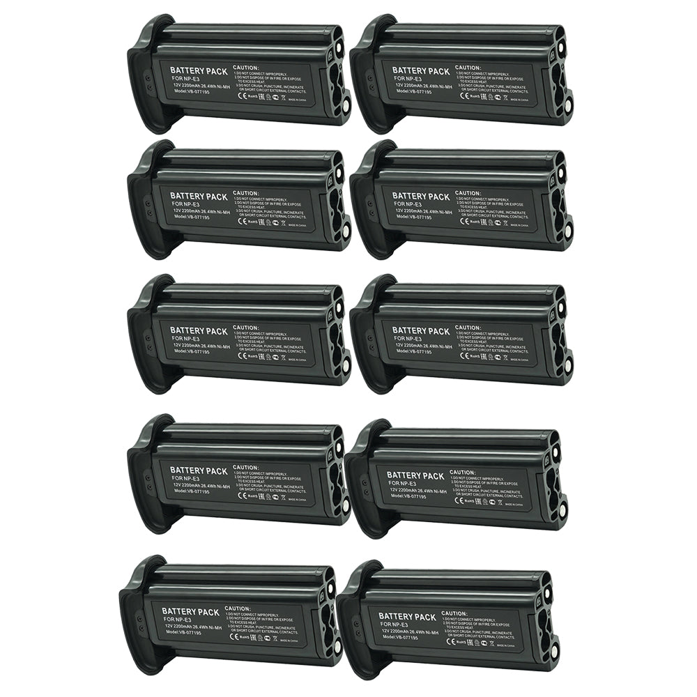 For Canon NP-E3 Battery EOS 1D 1D Mark II 2200mAh Camera Batteries
