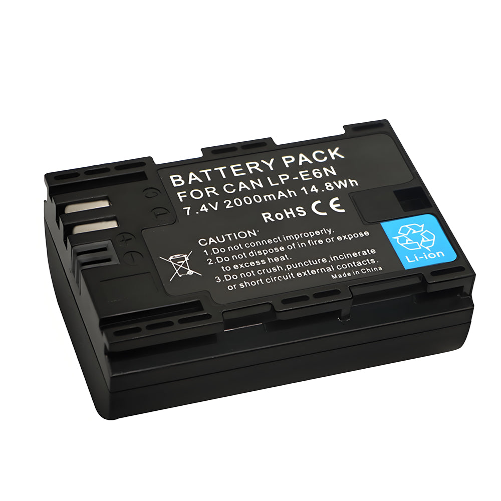 For Canon LP-E6N LPE6N Battery EOS 5DS 6D 60D 2000mAh Camera Batteries