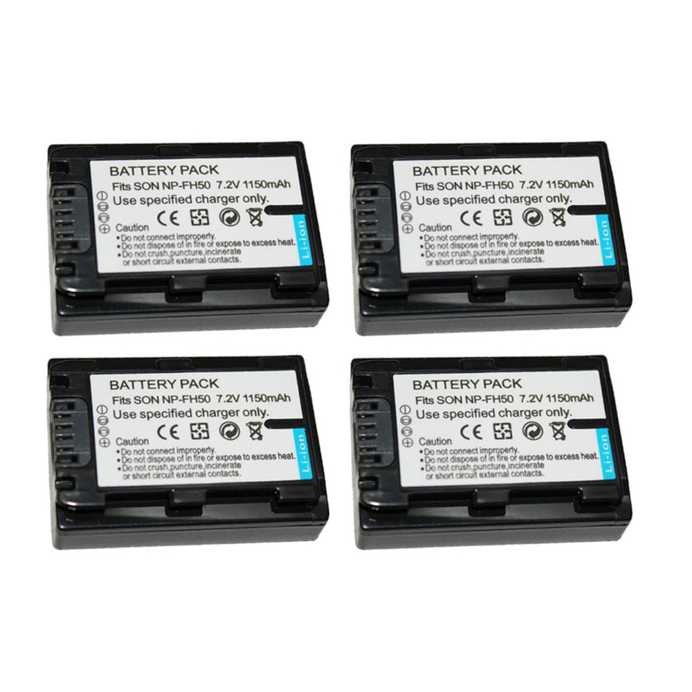 For Sony NP-FH50, NP-FH40 Battery DSLR-A230, DSLR-A330, DSLR-A290, HDR-TG1E 1150mAh Camera Batteries