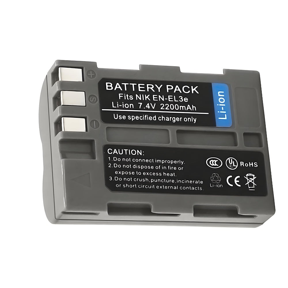For Nikon EN-EL3E Battery Nikon D100 D100SLR D200 D300 D300S 2200mAh Camera Batteries