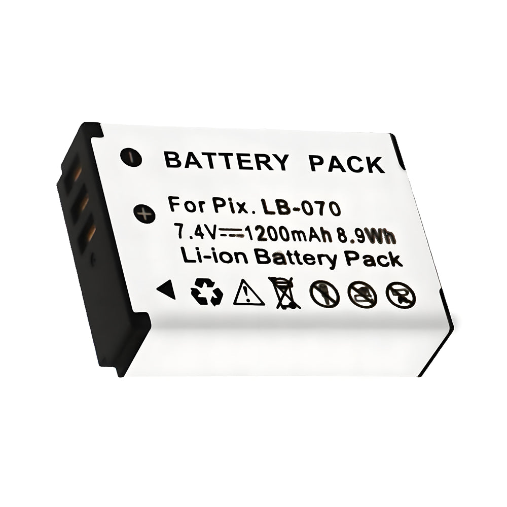 For Kodak Camera Battery LB-070 7.4V 1200mAh Batteries