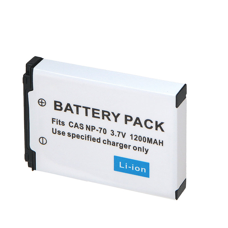 For Casio NP70 NP-70 CNP70 Battery BC-70L Exilim Zoom EX-Z150 EX-Z155 EX-Z250 1200mAh Camera Batteries