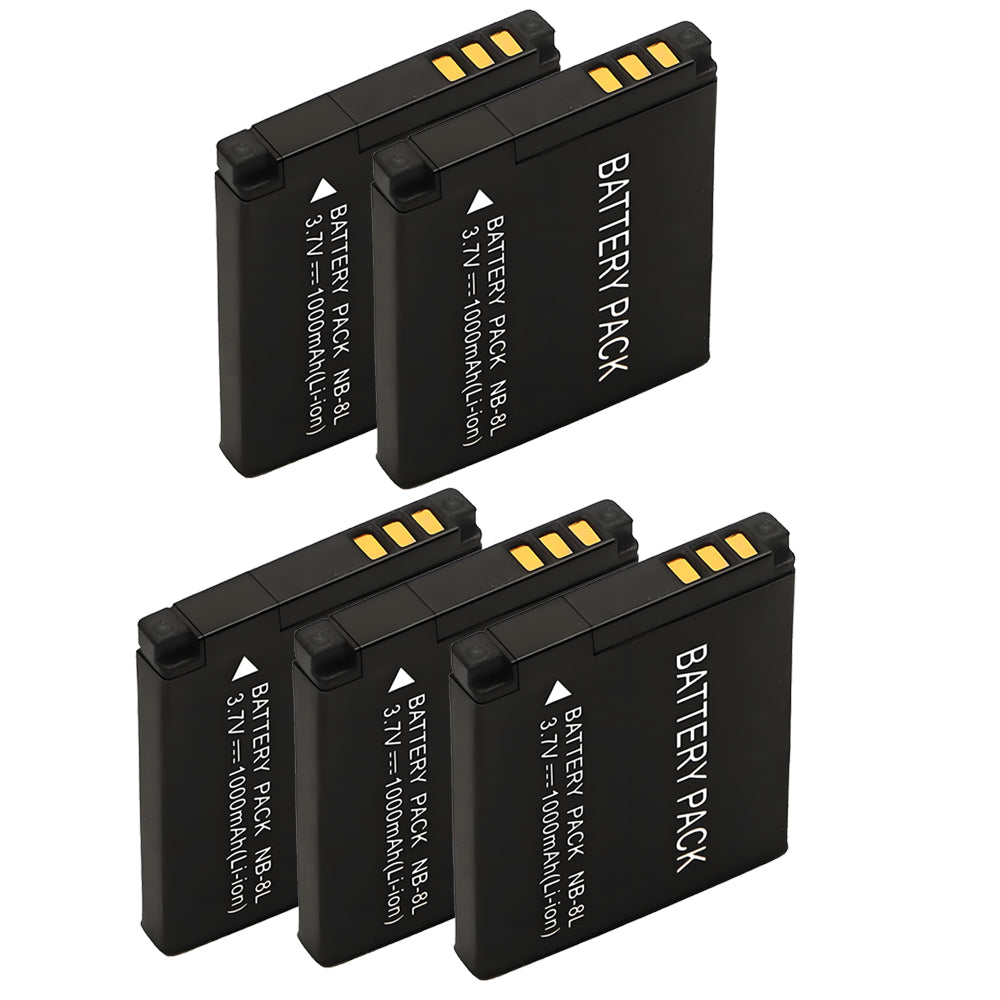 For Canon NB-8L Battery PowerShot A2200 A3000 IS 1000mAh Camera Batteries