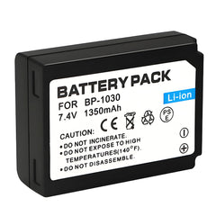 For Samsung BP-1030 BP 1130 Battery NX200 NX210 NX300 NX300M NX500 NX1000 1350 MAh Camera Batteries