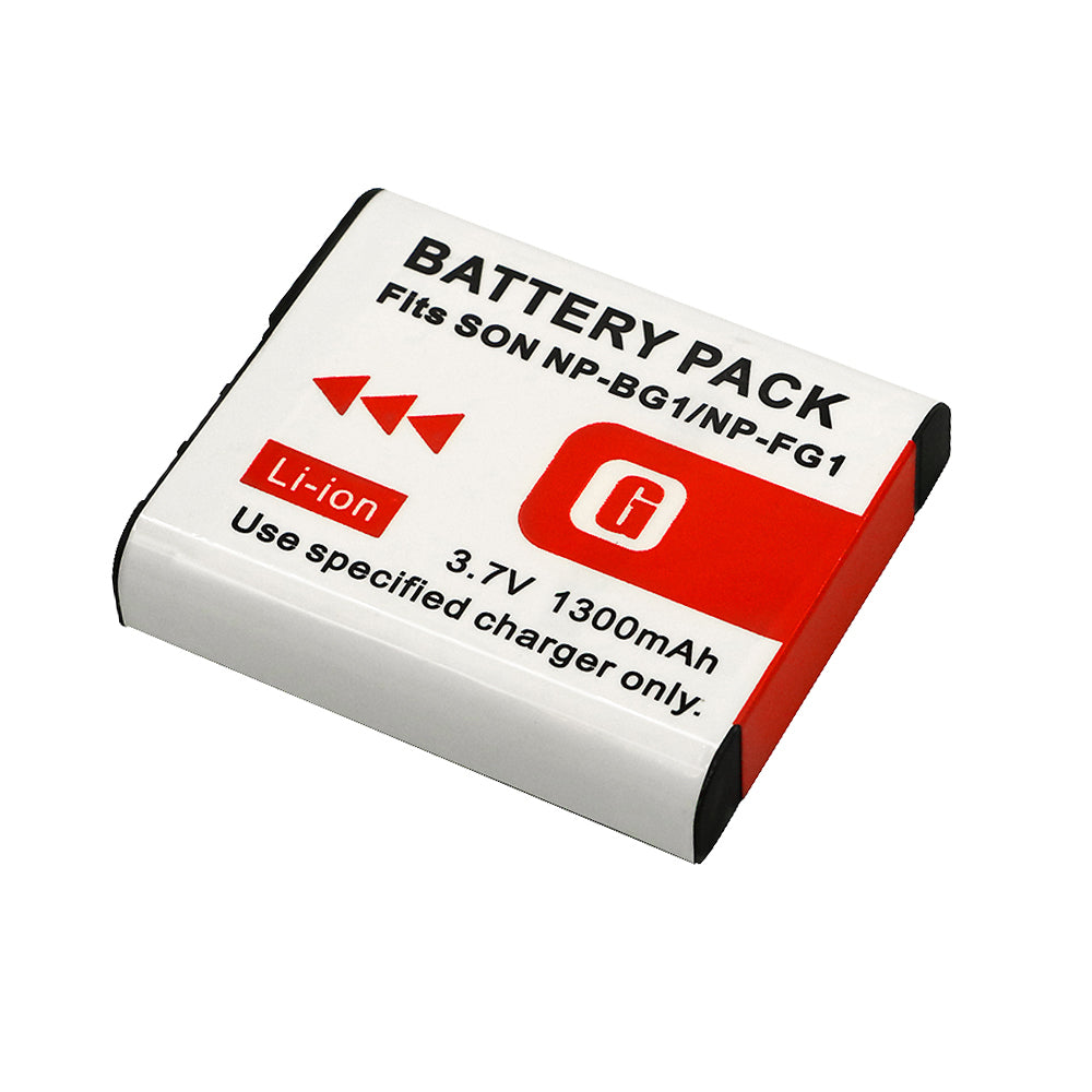 For Sony NP-BG1/NP-FG1 Battery Cyber-shot DSC-H3 H7 H9 1300mAh Camera Batteries