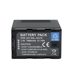 For JVC Battery SSL-JVC70 7800mAh Camera Batteries