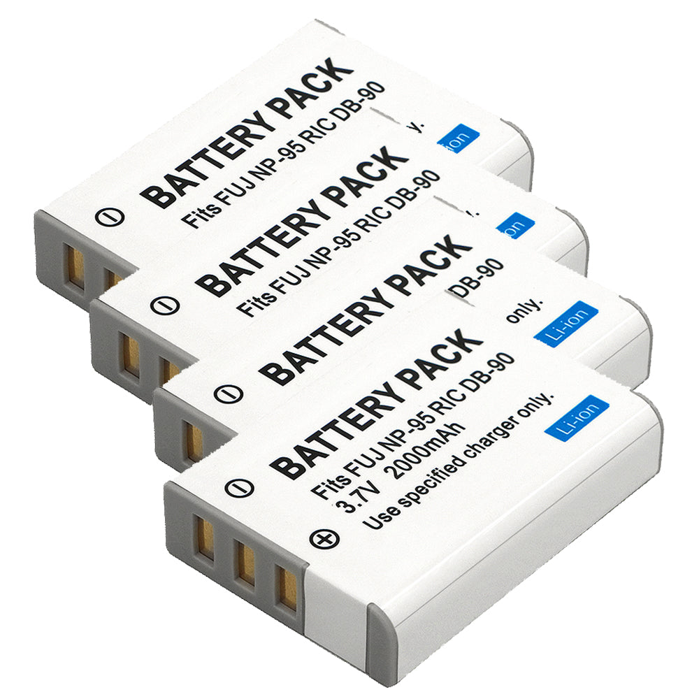 For Fujifilm NP-95 Battery FinePix REAL 3D W1, X100, X100S, X-S1 Batteries