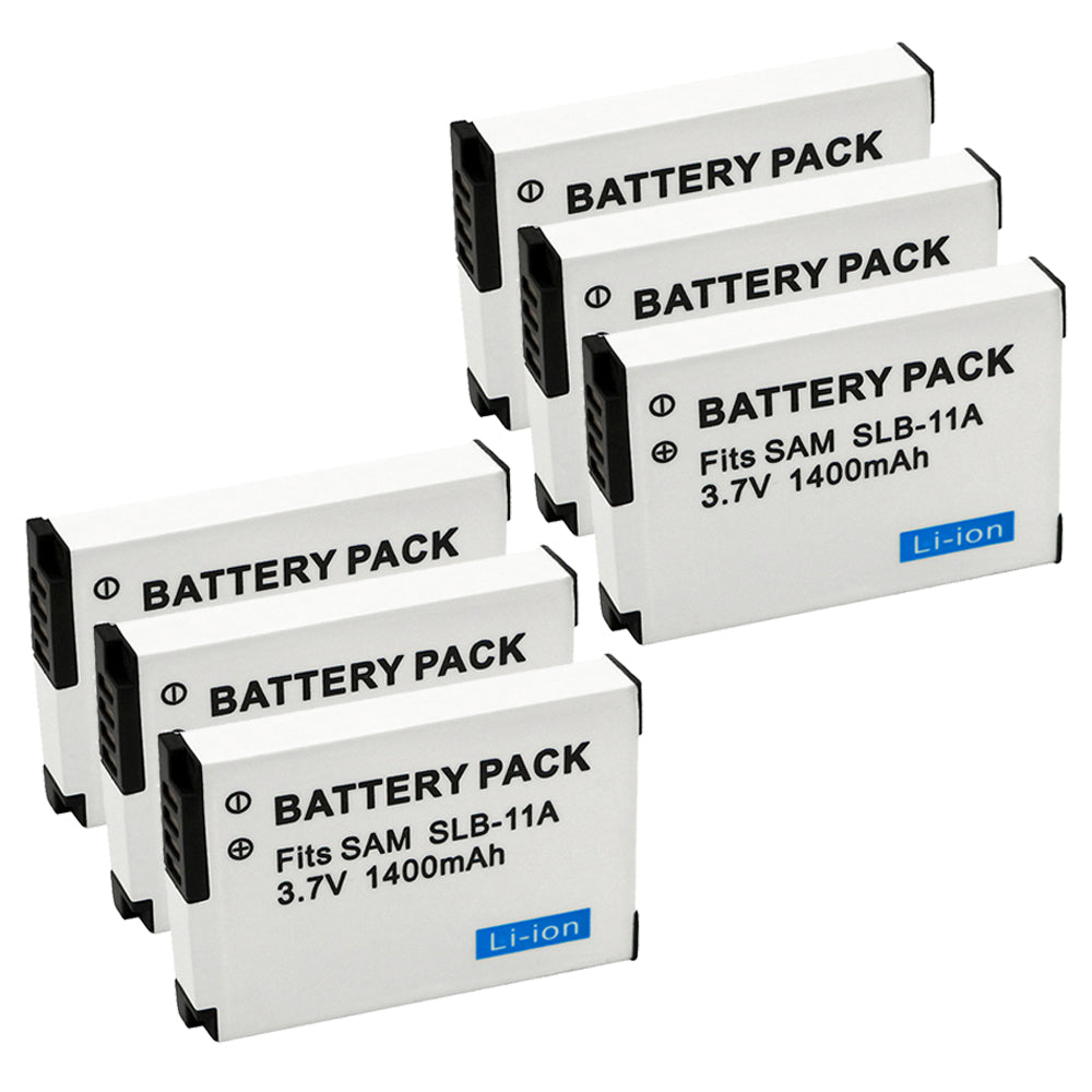 For Samsung SLB-11A SLB11A 11A WB600 WB650 WB700 WB1000 WB2000 CL65 CL80 EX1 1400mAh Camera Batteries
