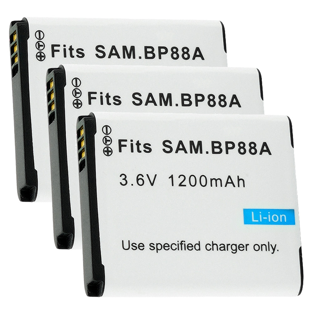 For Samsung BP-88A Battery DV200, DV300, DV300F, DV305, DV305F 1200mAh Camera Batteries