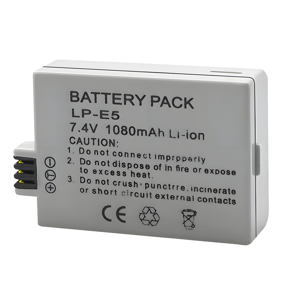 For Canon LP-E5 LPE5 Battery EOS Rebel XSi EOS 450D 1080mAh Camera Batteries