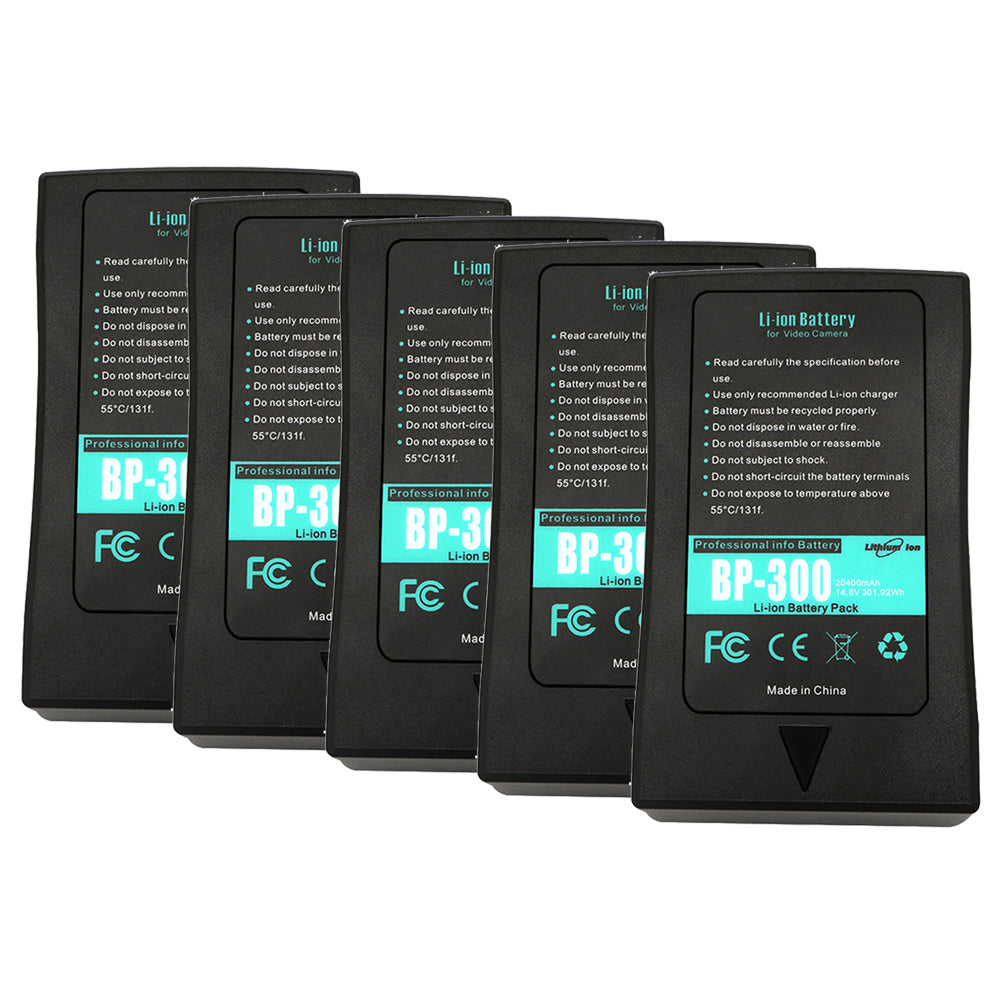 For Sony BP-300W Battery Broadcast Camera V-Mount V-Mount / V-Lock Battery BP-65H 20400mAh Camera Batteries