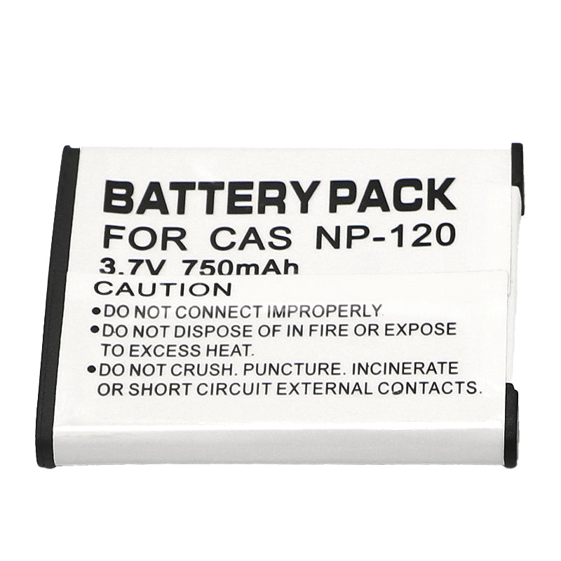 For Casio CNP120 Battery Exilim EX-S200 EX-S300 EX-Z31 750mAh Digital Camera Batteries