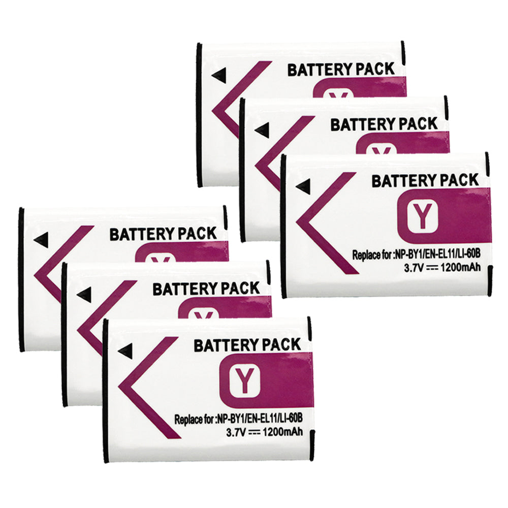 For Sony NP-BY1 Olympus LI-60B Battery Mini HDR-AZ1 1200mAh Camera Batteries