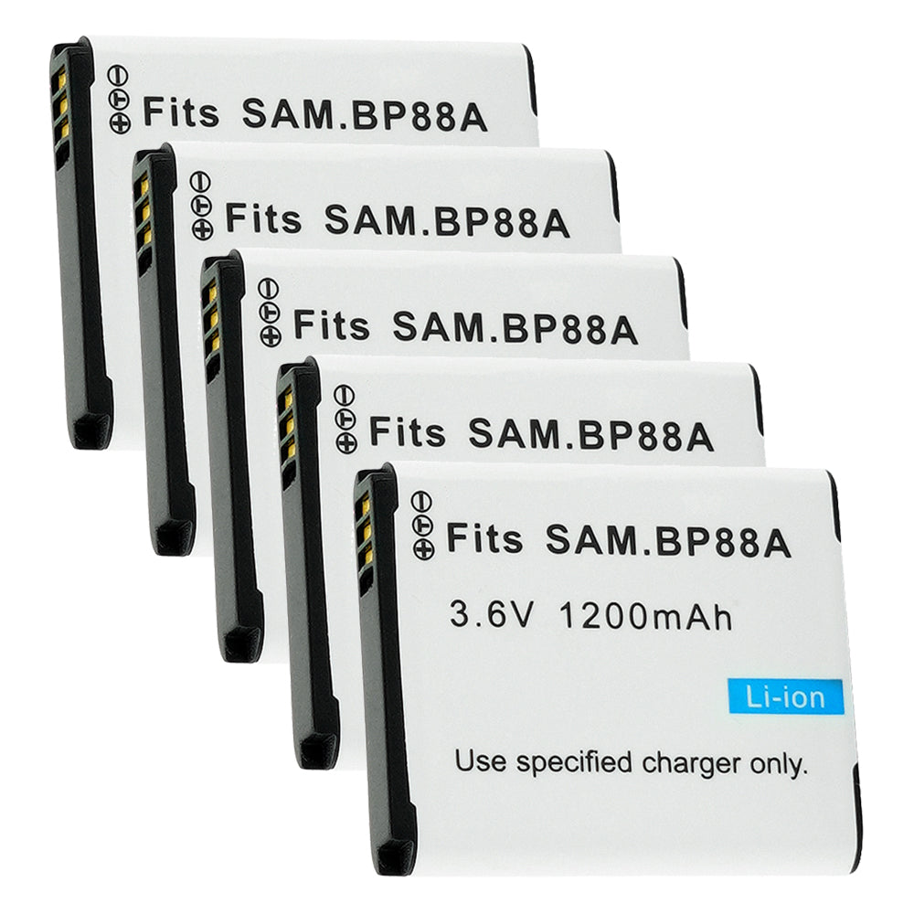 For Samsung BP-88A Battery DV200, DV300, DV300F, DV305, DV305F 1200mAh Camera Batteries