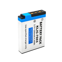 For Kodak Camera Battery K7003 3.7V 1200mAh Batteries