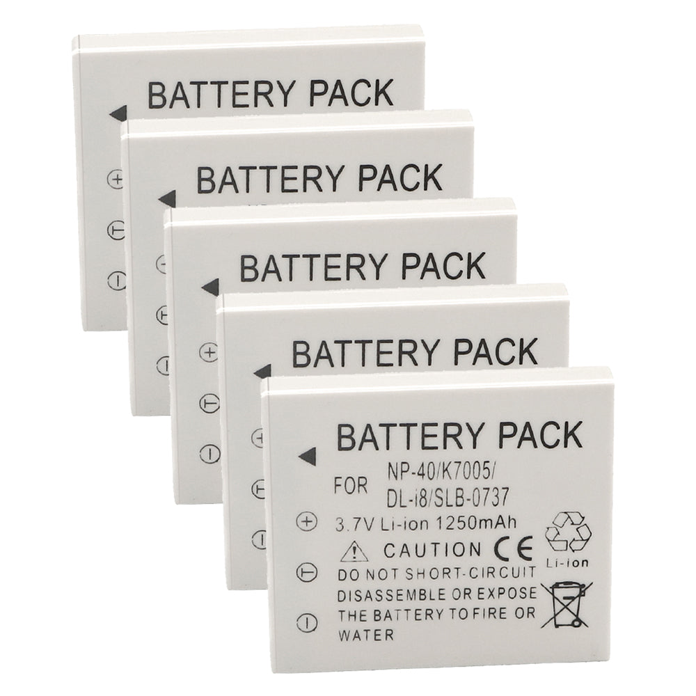 For Sanyo Camera Battery NP-40 3.7V 1250mAh Batteries