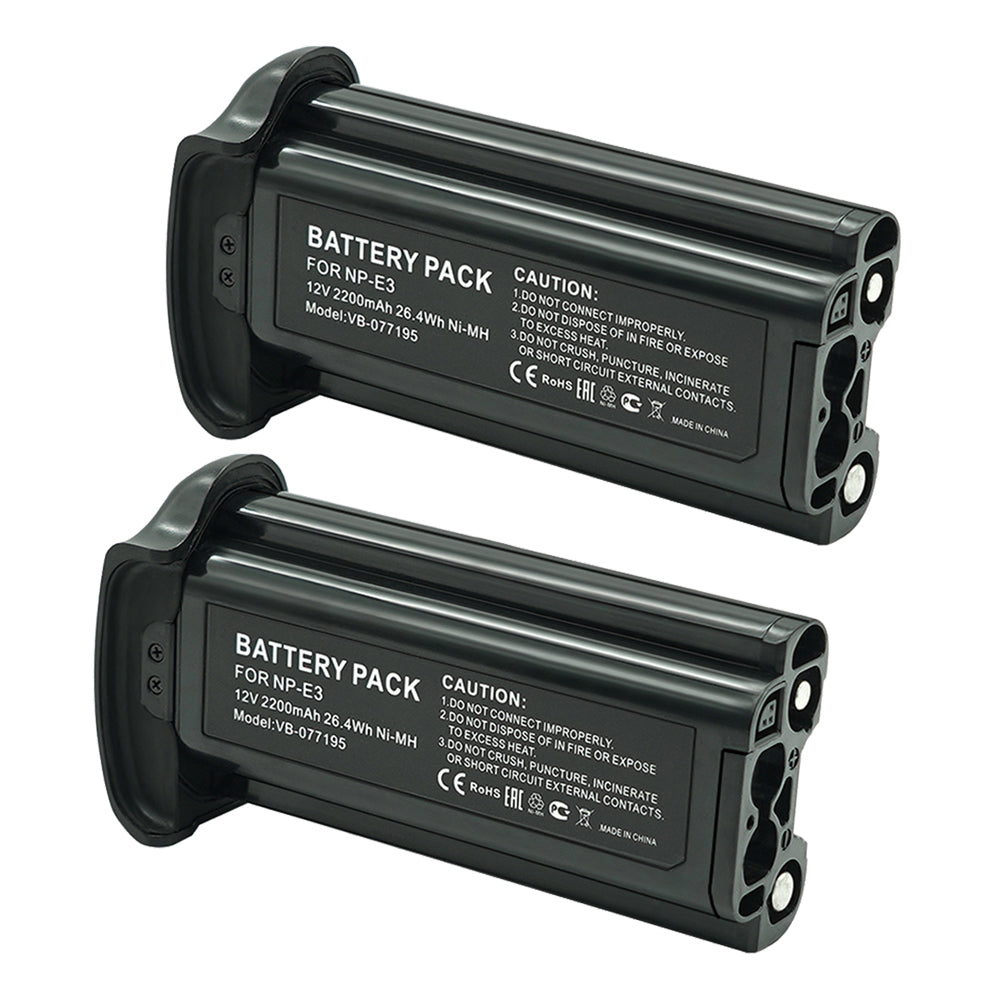 For Canon NP-E3 Battery EOS 1D 1D Mark II 2200mAh Camera Batteries