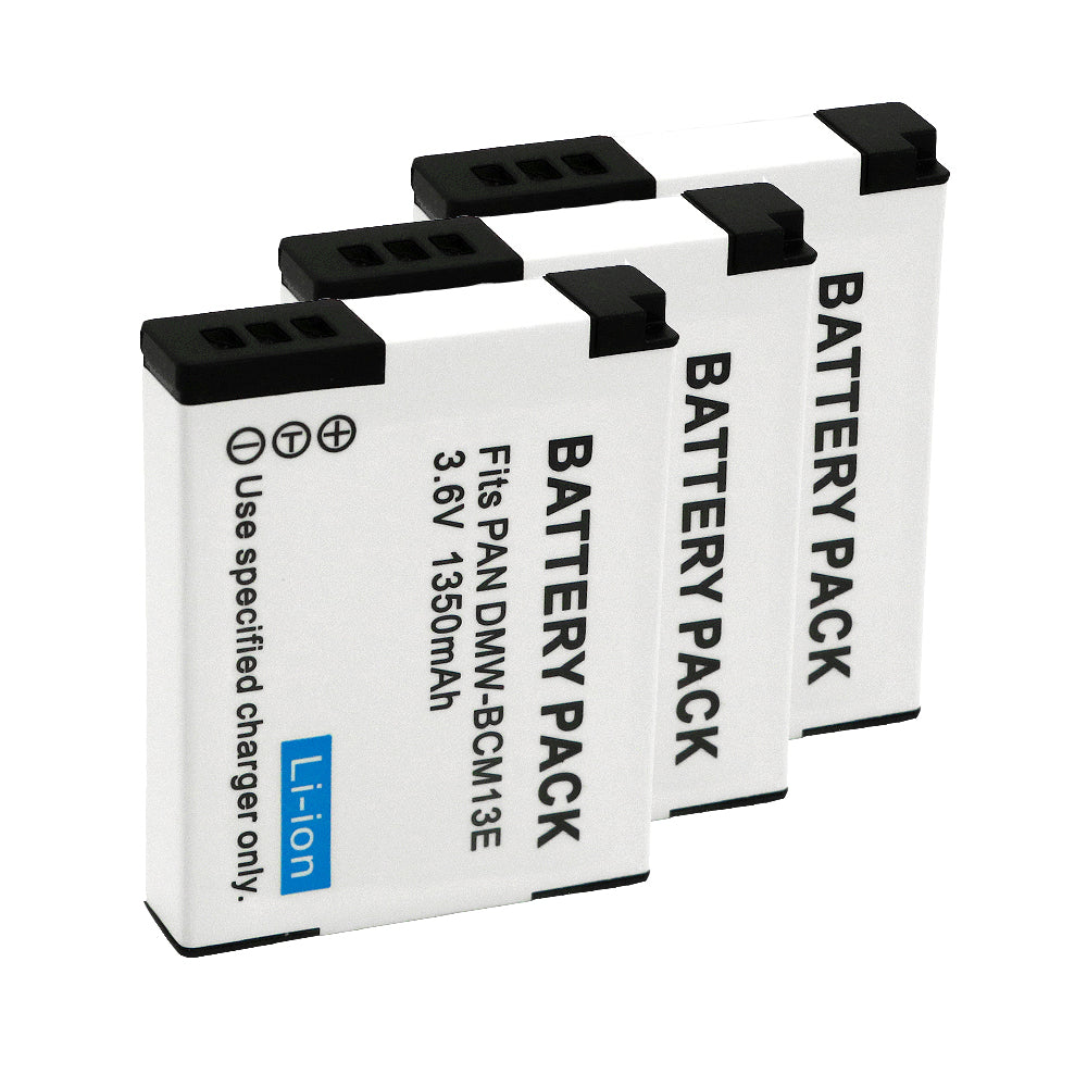 For Panasonic DMW-BCM13 Battery DMW-BCM13E, DMW-BCM13PP VSK0800 1350mAh Camera Batteries