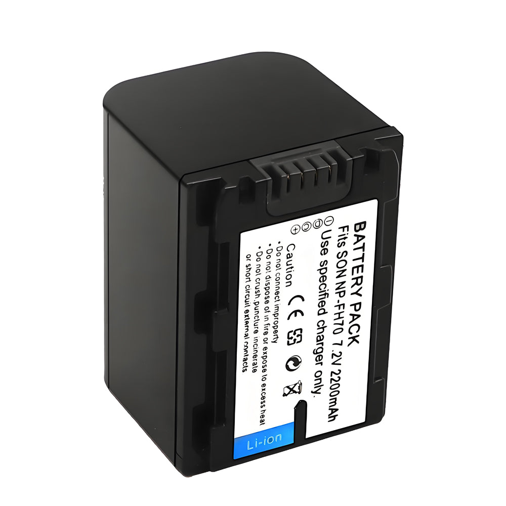 For Sony NP-FH70 H Series Battery DCR-DVD650 SR42 SR45 DCR-HC20 DCR-HC21 DCR-HC22 2200mAh Camera Batteries