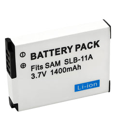 For Samsung SLB-11A SLB11A 11A WB600 WB650 WB700 WB1000 WB2000 CL65 CL80 EX1 1400mAh Camera Batteries