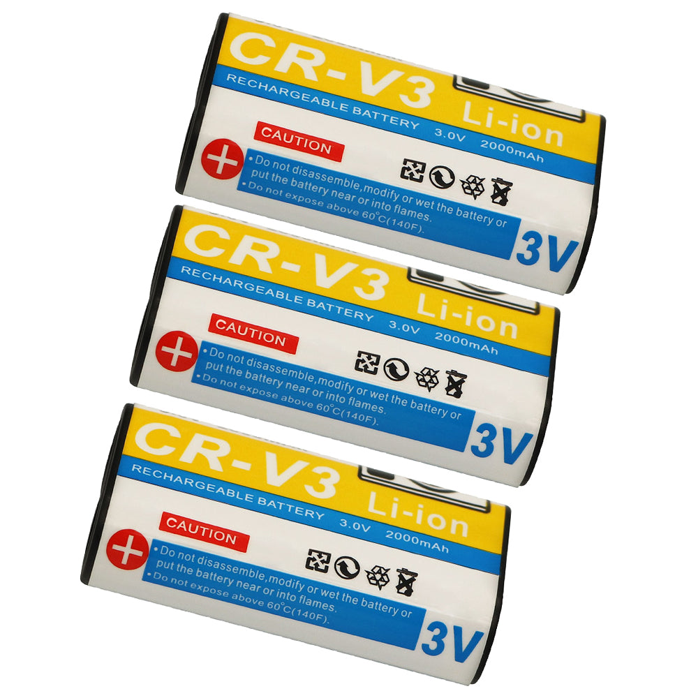 For Kodak Camera Battery CR-V3 3.0V 2000mAh Batteries