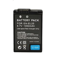 For Nikon EN-EL25 Battery MH-32 Charger and Nikon Z50, Z 50, Nikon Z FC Mirrorless, Z Series 1350mAh Camera Batteries