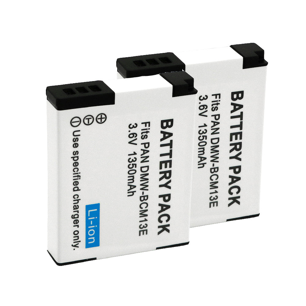For Panasonic DMW-BCM13 Battery DMW-BCM13E, DMW-BCM13PP VSK0800 1350mAh Camera Batteries