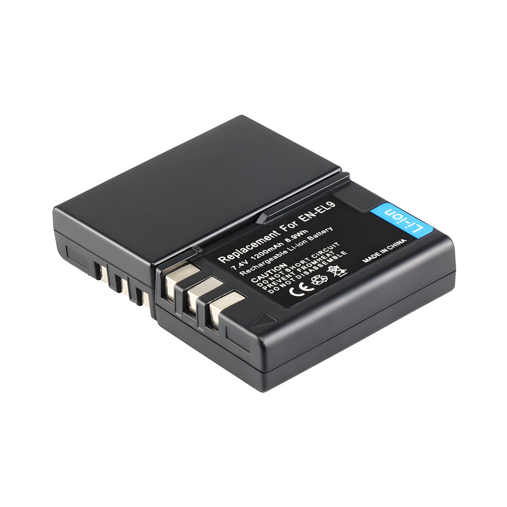 For Nikon EN-EL9 Battery D40, D40X, D60, D3000, D5000 1200mAh Camera Batteries