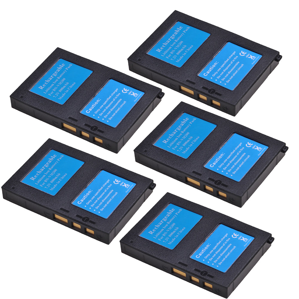 For JVC Battery BN-VM200 GZ-MC100 JVC GZ-MC100EK 1100mAh Camera Batteries