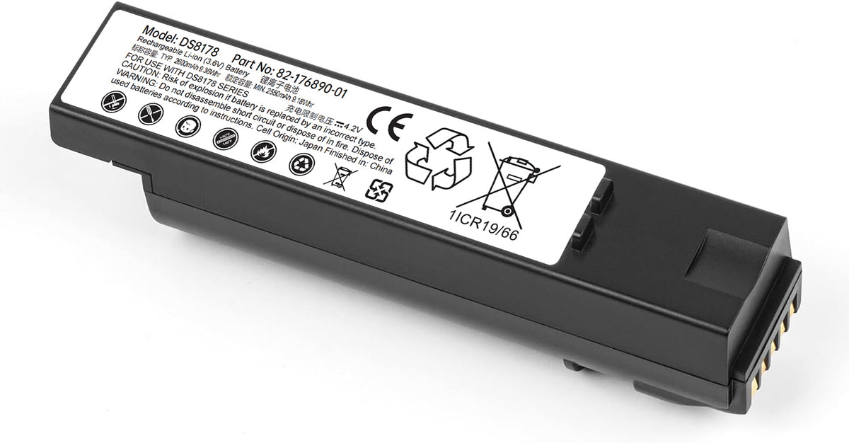 Barcode Scanning Collector Battery for Zebra DS8178 DS8100 DS8170 AS-000231 CR8178-SC