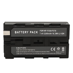 for Sony NP-F970 F750 F550 NP-F550 2200mAh Battery Camera Batteries
