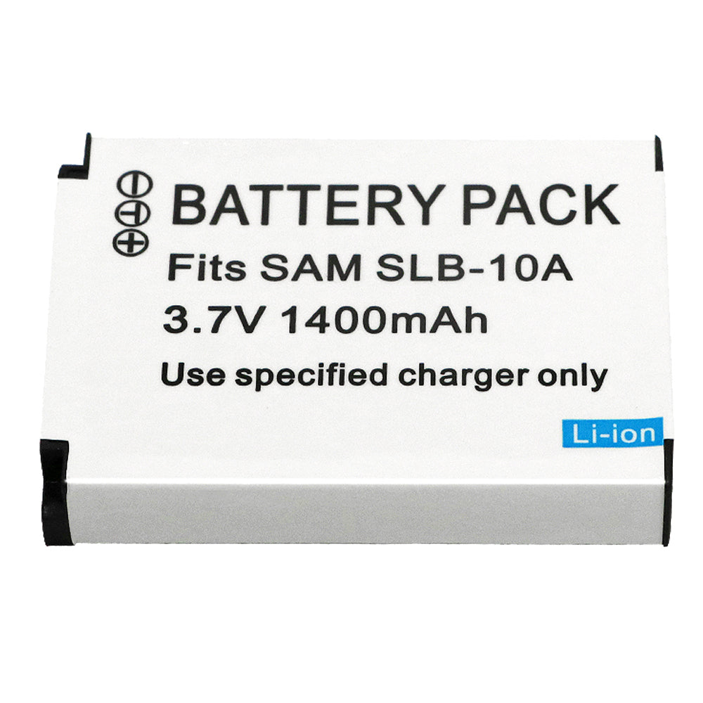 For Samsung SLB-10A Battery ES50 ES55 ES60 EX2F HMX-U10 HMX-U20 HZ10W HZ15W IT100 1400mAh Camera Batteries