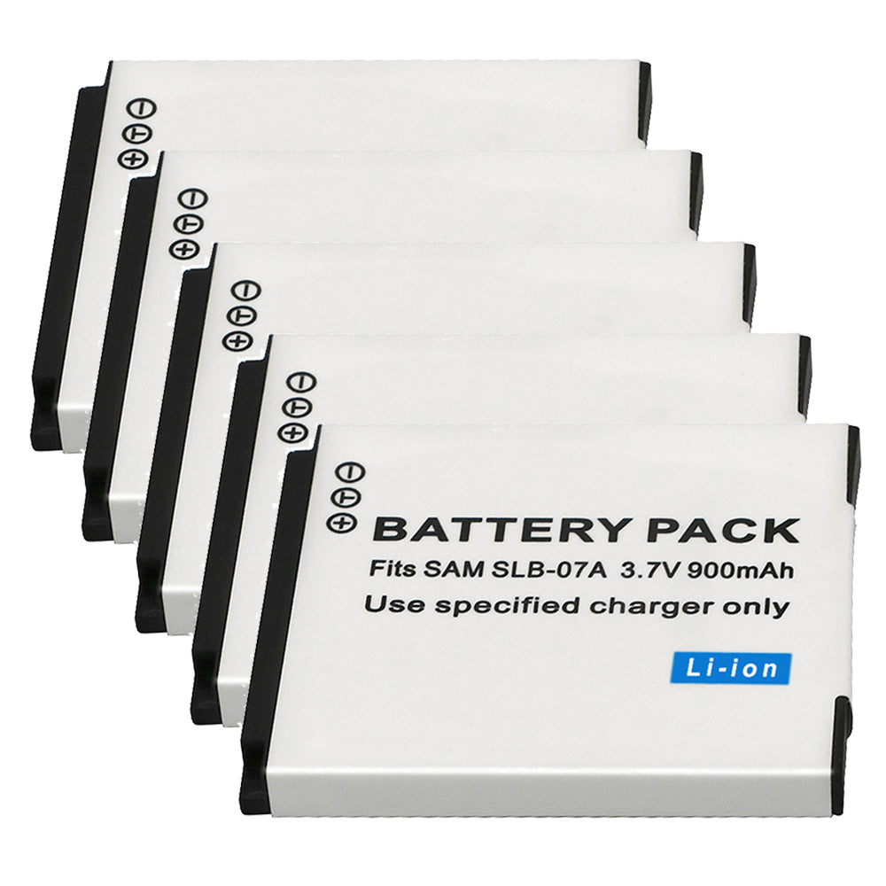 For Samsung SLB-07A SLB07A Battery PL150 PL151 ST45 ST50 ST500 ST550 ST560 900mAh Camera Batteries