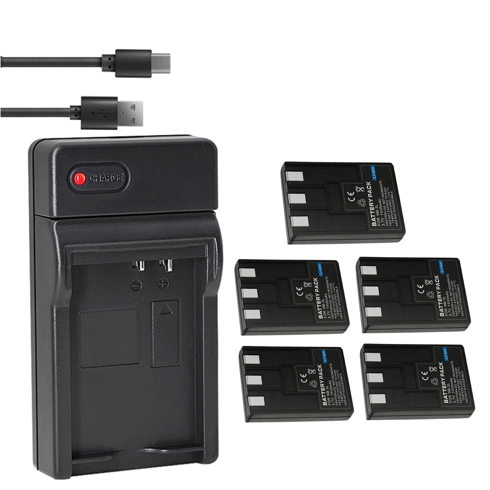 Battery (2-Pack) +Charger  for Canon NB-3L and PowerShot SD10, SD100, SD110, SD20, SD500, SD550, Digital IXUS 700, 750, I5, Digital 30, 30a, 600, 700, D30, D30a, D53Z, IXY Digital L, IXY Digital L2