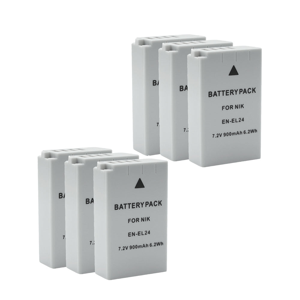 For Nikon EN-EL24 Battery 1 J5 DL18-50 DL24-85 900mAh Camera Batteries