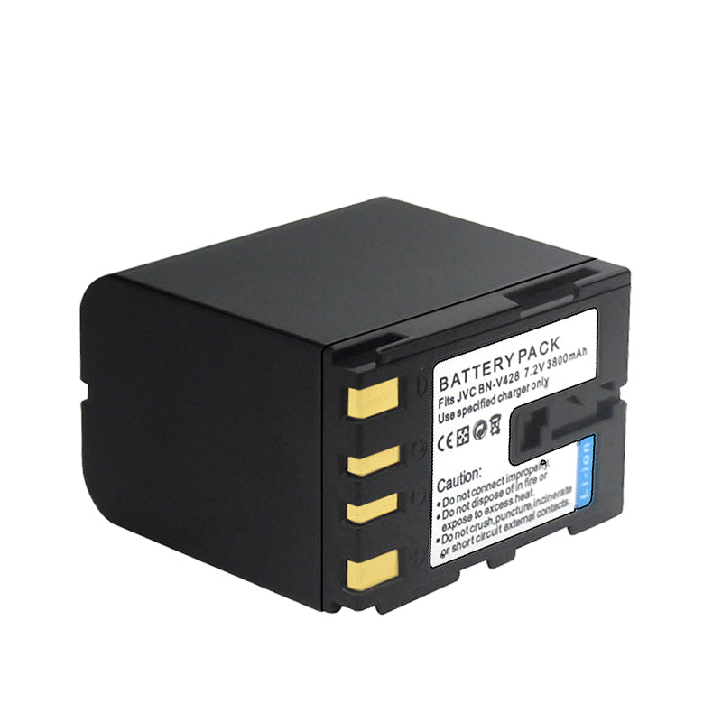BNV428U Battery 1 Pack for JVC BN-V408, BN-V408U, BN-V306, BN-V416, BN-V416U, BN-V428, BN-V428U, BN-V438U and Jvc CU-VH1, JY-HD10, JY-VS200, GR Series Digital Camera/Video Camcorder