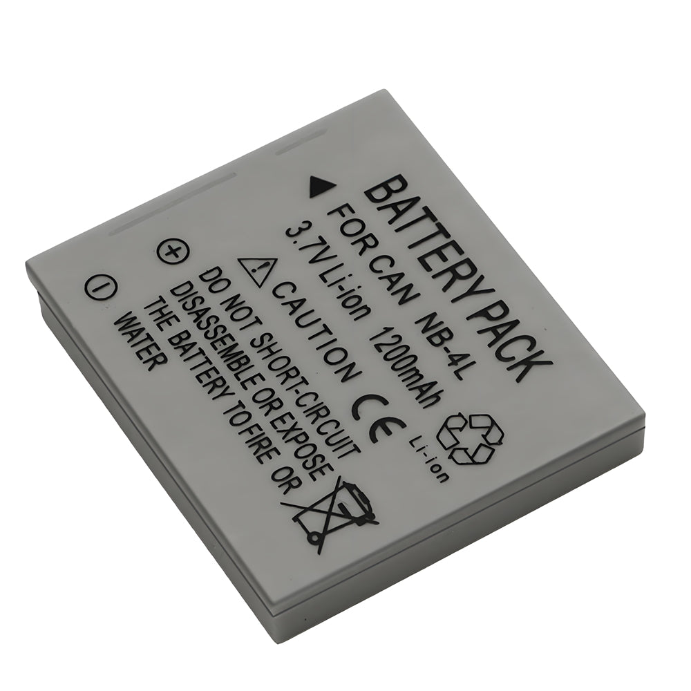 For Canon NB-4L PowerShot SD30 SD200 SD430 IXY Digital 10 Battery 1200mAh Camera Batteries