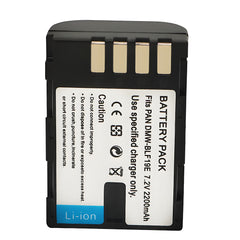 For Panasonic DMW-BLF19 Battery Lumix DMC-GH3, DMC-GH4, DC-GH5, DC-GH5S, DC-G9 2200mAh Camera Batteries