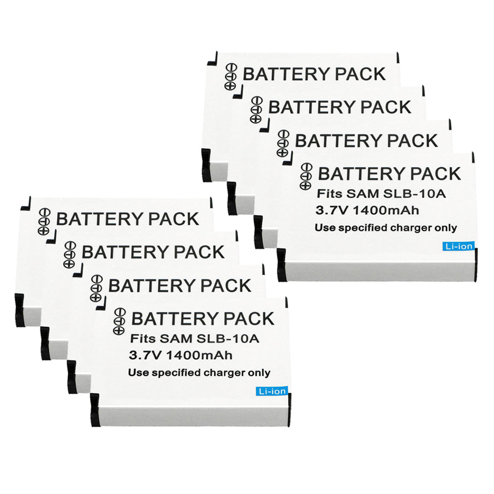 For Samsung SLB-10A Battery ES50 ES55 ES60 EX2F HMX-U10 HMX-U20 HZ10W HZ15W IT100 1400mAh Camera Batteries
