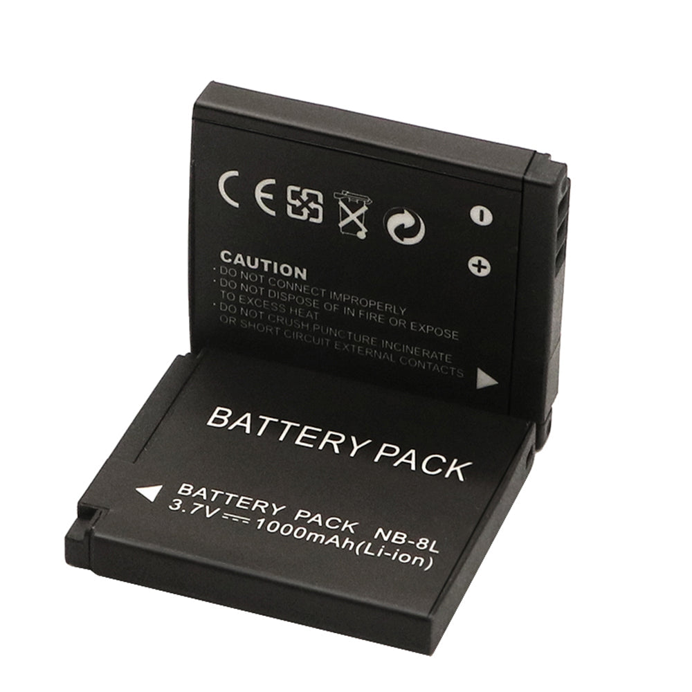 Battery (1-Pack) for Canon NB-8L and Charger CB-2LAE Work with Canon PowerShot A2200, A3000 Is, A3100 Is, A3200 Is, A3300 Is Cameras