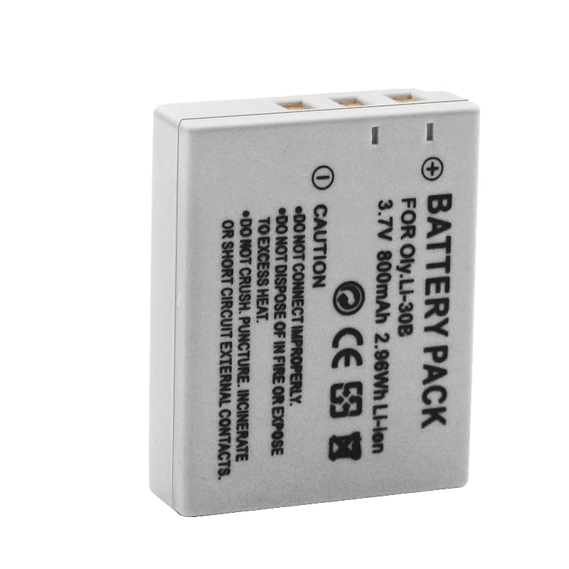 For Olympus Li-30B Battery Stylus Verve Digital S, Μ-mini Digital, Μ-mini Digital S 800mAh Camera Batteries