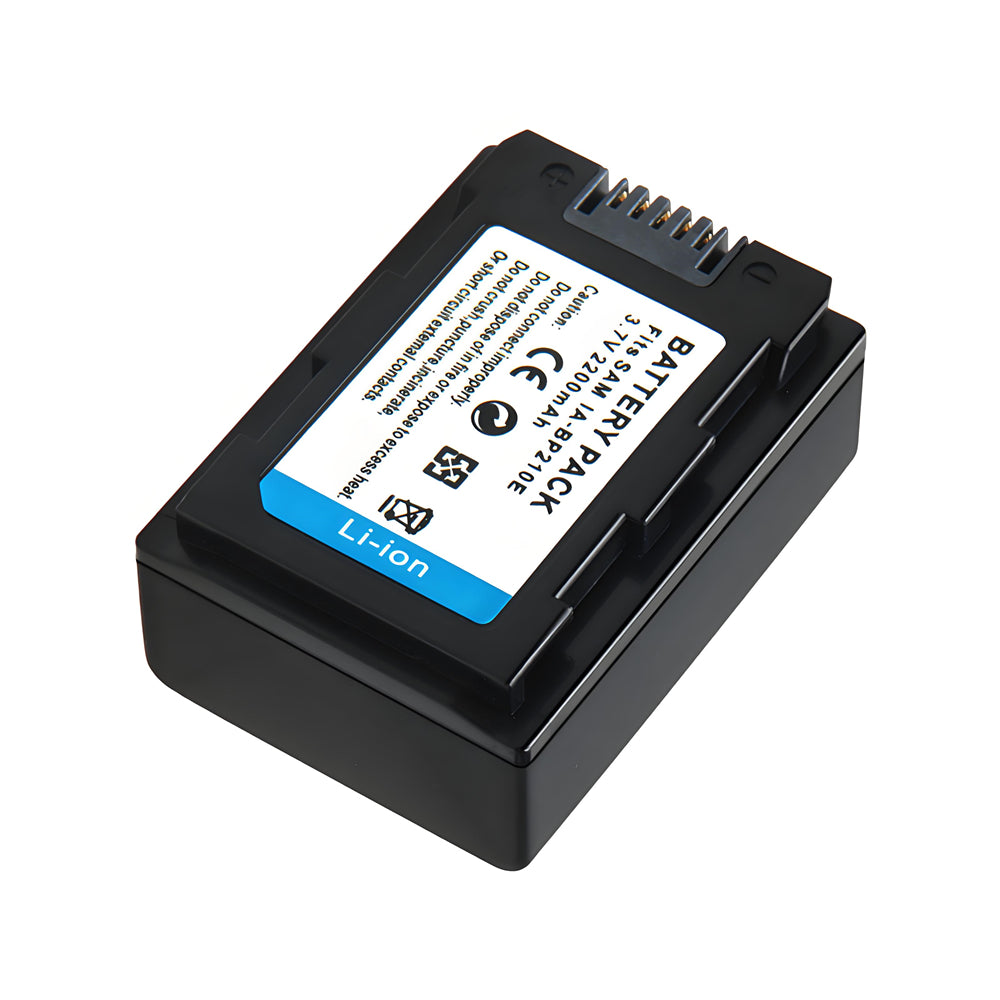 For Samsung IA-BP210E/PP, IA-BP210E, IABP210E, IA-BP210R, IABP210R Camcorder Battery HMX-F80, HMX-F80BP, HMX-F80SP 2200mAh Camera Batteries