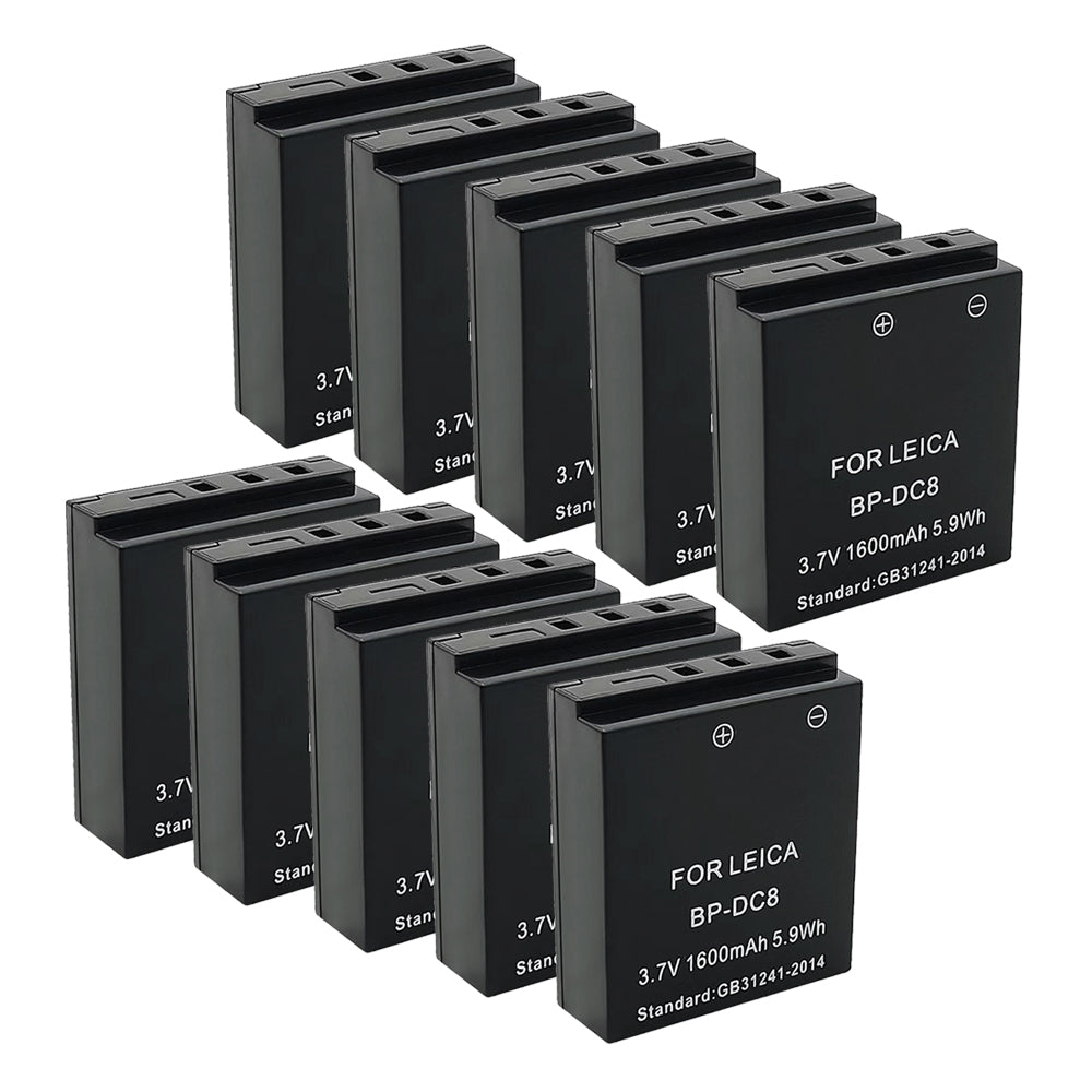 For Leica Camera Battery BP-DC8 3.7V 1600mAh Batteries