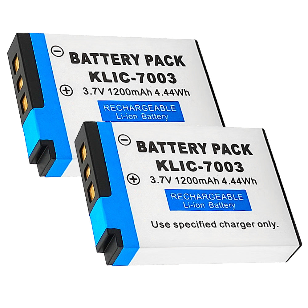 For Kodak Camera Battery K7003 3.7V 1200mAh Batteries