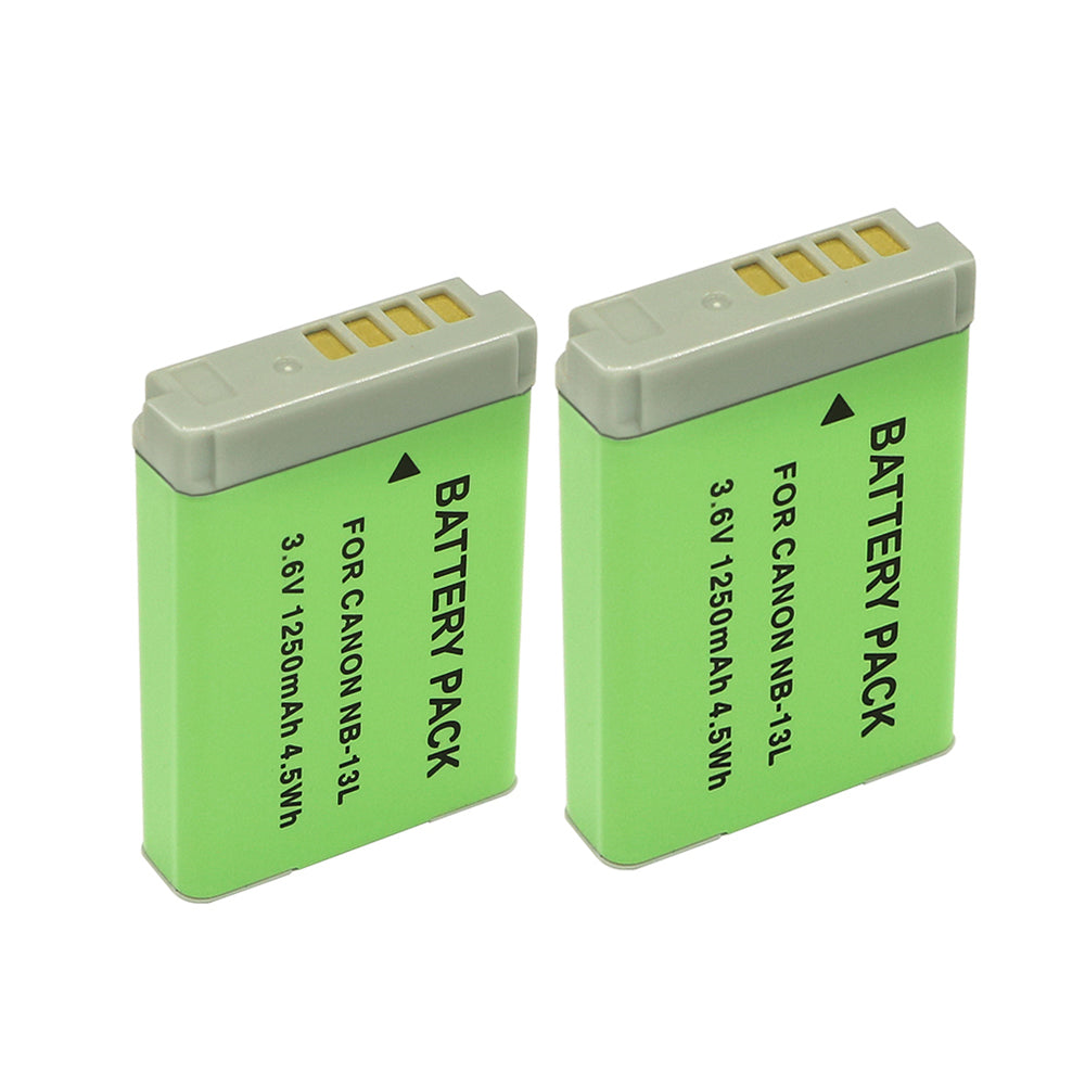 For Canon NB-13L NB13LH Battery PowerShot  G5 X G7 X SX620 HS 1250mAh Camera Batteries